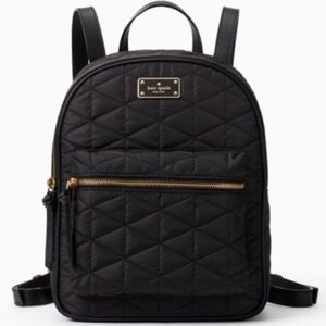Authentic Kate Spade quilted backpack